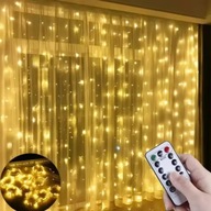 LAMPKI KURTYNA ŚWIETLNA LED PILOT 2X2 BIAŁY CIEPŁY