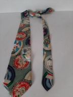 L'UOMO LUOMA KRAWAT MĘSKI ELEGANCKI JEDWABNY ORYGINALNY