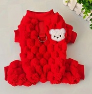 KURTKA DLA PSA kombinezon puchaty POLAROWA SWETEREK miś miękki misiowy