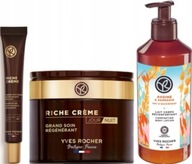 Yves Rocher 1 x Riche Creme Dzień /Noc 75ml + Mleczko do ciała z Owsem