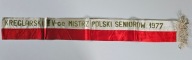 SZARFA-TROFEUM - KRĘGLARSKI II V-CE MISTRZ POLSKI SENIORÓW 1977