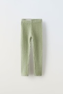 ZARA CIEPŁE LEGGINSY Z DZIANINY W WARKOCZE DLA DZIEWCZYNKI 152