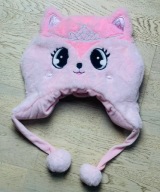 Czapka różowy kot kotek Dreamer + GRATIS