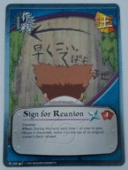 Karta Naruto CCG Mission Sign for Reunion - M-249