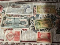 Mix Starych banknotów zagranica