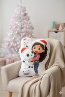 Poduszka kształtka domek Gabi świąteczny 40cm