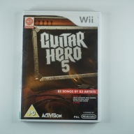 Guitar Hero 5 Nintendo WII + plakat