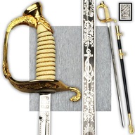 USN Officer's Sword "Fabrica Bermejo Toledo / Spain / Stainless" oryginał