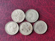 Zestaw 5 Monet okolicznościowych ZSRR r. Różne stany