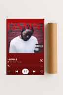 Plakat bez ramy 50x70cm Humble Kendrick Lamar, rap, hip-hop | Prezent