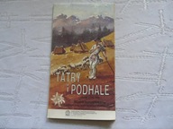 Tatry i Podhale mapa 1990 r.