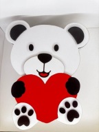 BOX PREZENTOWY PREZENT NA URODZINY DZIEŃ KOBIET ZESTAW SŁODYCZY KINDER MIŚ