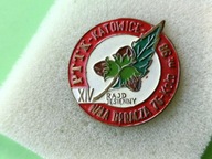 Stara Odznaka Emalia XIV RAJD JESIENNY -HALA BORACZA 76-Koło nr 98 PTTK KAT