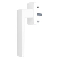 Klamka okienna aluminiowa do okien okna QUADRAT RAL9016 biała