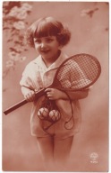 Tenis Rakieta dziewczynka ok.1930r. wypisana do Poznania