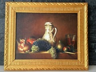 MARTWA NATURA STARY OLEJ