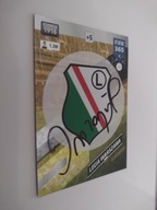 Karta panini autograf Legia 17/18 Fifa365 Club Badge Jacek Magiera Trener