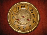 KIENZLE - STARA, KREMOWA TARCZA DO ZEGARA SLAZAKA - SREDNICA-18,5 2602