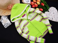 HAPPY HOUSE - SELEDYNOWY SWETEREK KAPTUR r 104