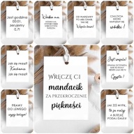 Zawieszki 100 szt - mix 30 tekstów z piosenek