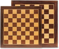 Szachownica nieskładana, Cayro, z drewna 35 x 35 cm - 2 graczy