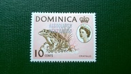Dominika Dominica * 10c nadruk QEII kolonie angielskie brytyjskie