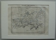 PRUSY, WIELKOPOLSKA, ŚLĄSK, POMORZE 1843 MAPA MIEDZIORYT