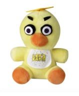 FNAF MASKOTKA 20 CM PLUSZAK CHICA FIVE NIGHTS AT FREDDYS KOLEKCJONERSKA