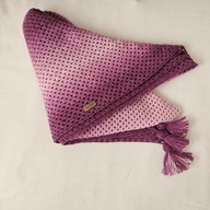 Chusta ręcznie robiona na szydełku, szer. 250cm x wys. 130cm, wełna, K1