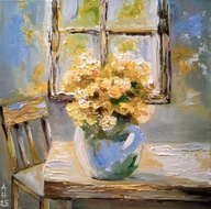 Obraz olejny "Bukiet kwiatów"