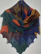 Chusta hand made wełna superwash