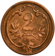 Austria. 2 halerze 1894 Austro-Węgry
