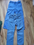śliczne spodnie h&m 2 szt 122 cm