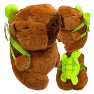 Maskotka Pluszowa Pluszak Kapibara Capybara Żółw Plecaczek Brelok 12 cm