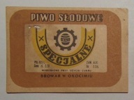 STARA ETYKIETA PIWO SŁODOWE SPECJALNE BROWAR OKOCIM