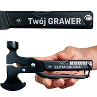 MULTITOOL 17w1 Z GRAWEREM prezent dla faceta męża na 18-99 urodziny święta