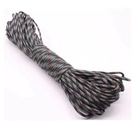 Sznur Linka Mocna Lina Paracord 30m 4mm forest camouflage