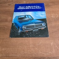Datsun Nissan 1200 2 door sedan 1970 czytaj opis