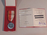 ODZNACZENIE MEDAL 40-LECIA POLSKI LUDOWEJ WALKA PRACA SOCJALIZM KOMPLET PRL