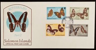 Wyspy Salomona 1982 MI 455-58 MOTYLE FDC
