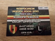 Korona Kielce - Legia Warszawa , 2009 rok , mecz towarzyski