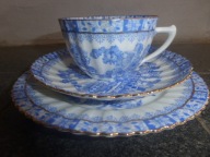 Tuppack China Blau TIEFENFURT filiżnka talerz TRIO Parowa