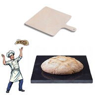 KAMIEŃ DO PIZZY STEKÓW GRANIT 37X35 CM NA WYMIAR + ŁOPATKA ZESTAW