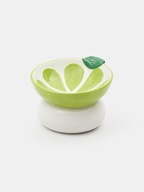 HIT !!! MISKA DLA ZWIERZĄT Z MOTYWEM OWOCOWYM LIMONKA WYSOKA DLA PSA KOTA