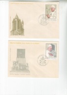 FDC Fi.2482/3 i Bl.106ab-J.P.II w Polsce