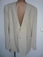 MARYNARKA meska 100% LEN bezowa L XL