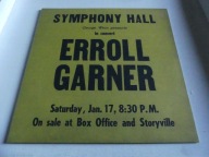 Erroll Garner - Symphony Hall Concert NM