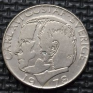 *SZWECJA [0079]*1 korona 1978 (SVERIGE) Król Karol XVI Gustaw, Korona *1 KR