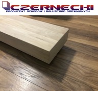 Stopnie półkowe dębowe schody wspornikowe dąb lite drewno