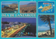 LANZAROTE - MAPKA - WYSPY KANARYJSKIE
